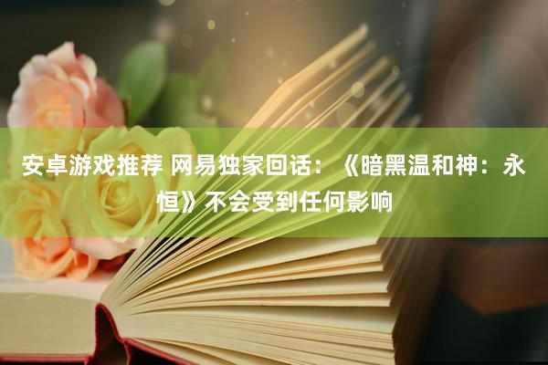 安卓游戏推荐 网易独家回话：《暗黑温和神：永恒》不会受到任何影响